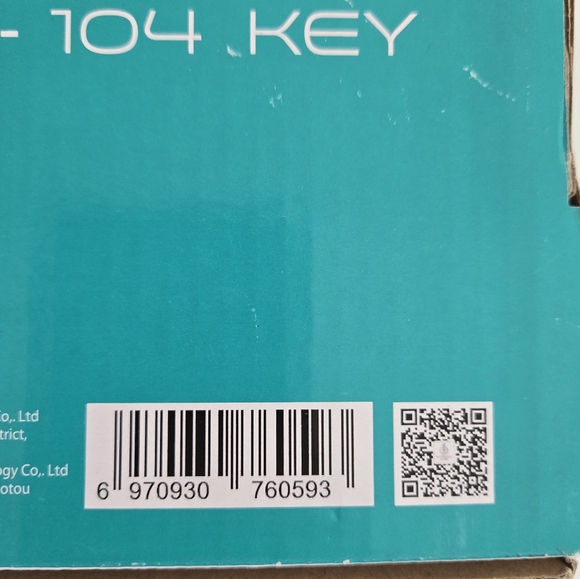 Shipadoo K160 140 key wired keyboard new in box - Picture 3 of 4